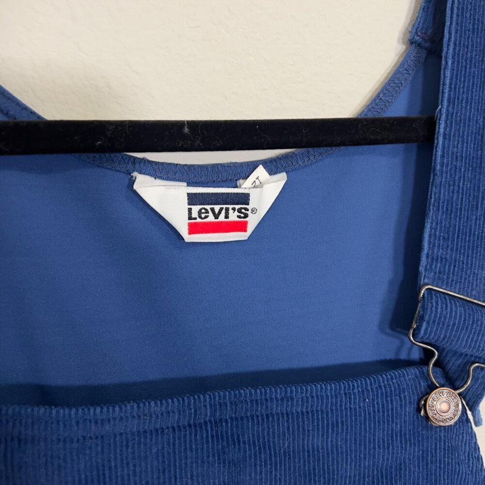 477 Vintage Levi's Snowsuit Overalls Size 12 Color Blue - Picture 4 of 6